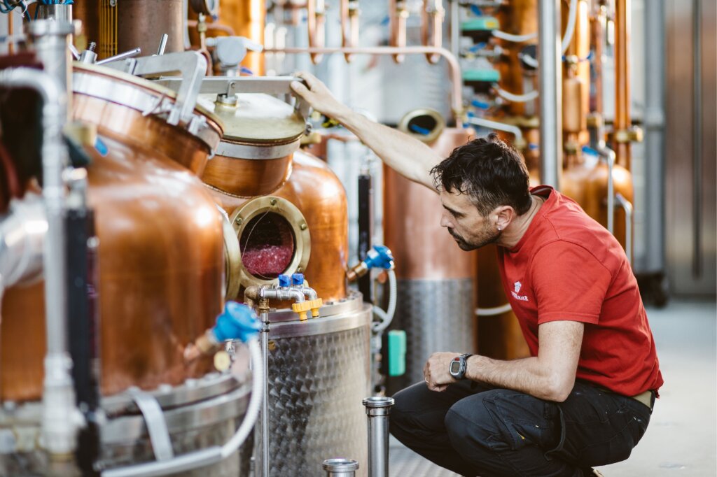 Mastro distillatore Andreas.